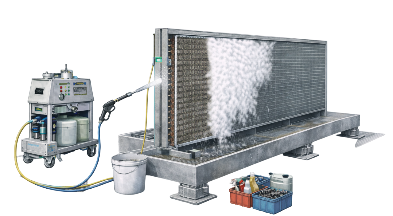 AHU, FCU & Cooling Coil Deep & Chemical Cleaning
