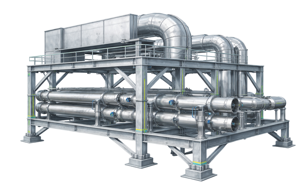 Ducting & Pipe Support Structures