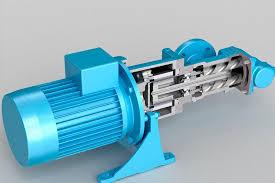 Screw-type positive displacement flow control pumps
