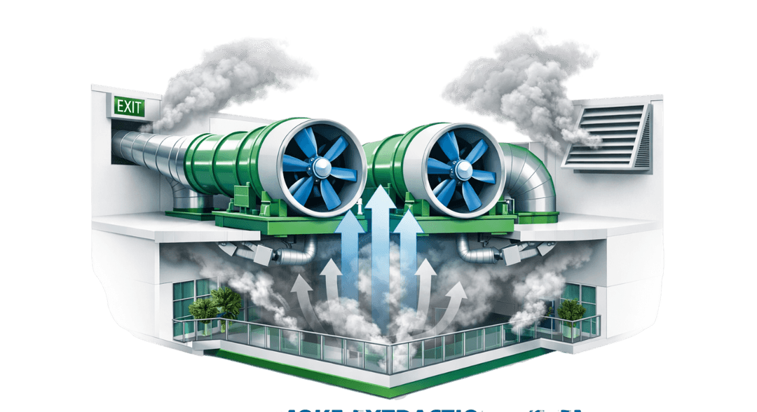 Atrium Smoke Extraction Systems in India | Compress India Solutions