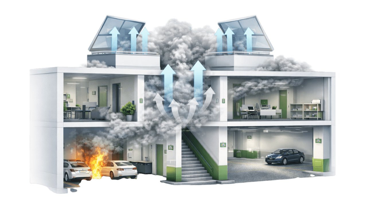 Natural Smoke Ventilation Systems & AOV Services | Compress India