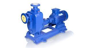 Self priming centrifugal pump and monoblock self priming pump