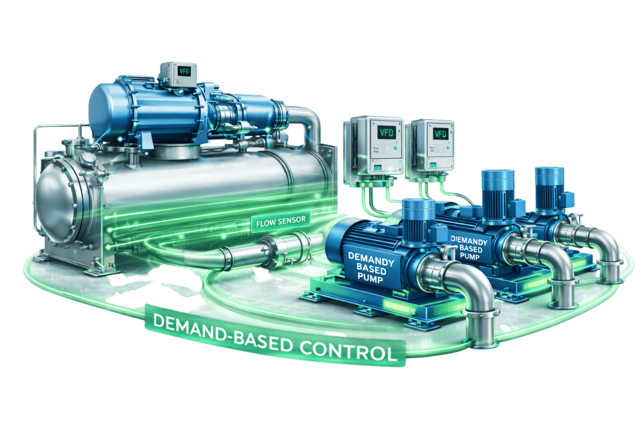 Demand-Based Pump Control Systems
