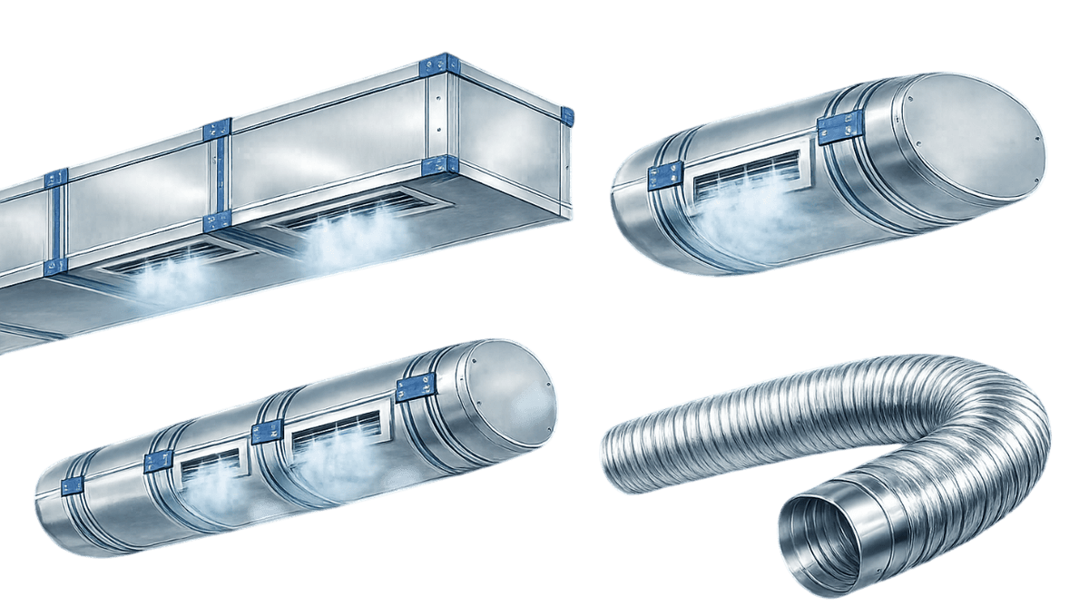GI / MS / SS / Aluminium Ducting Systems