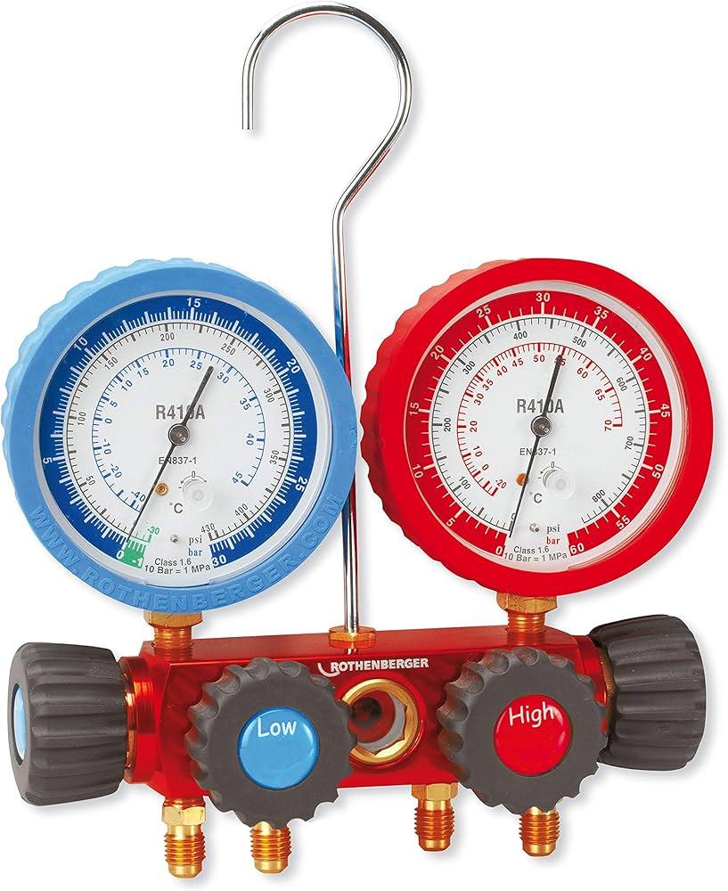 HVAC manifold gauge set